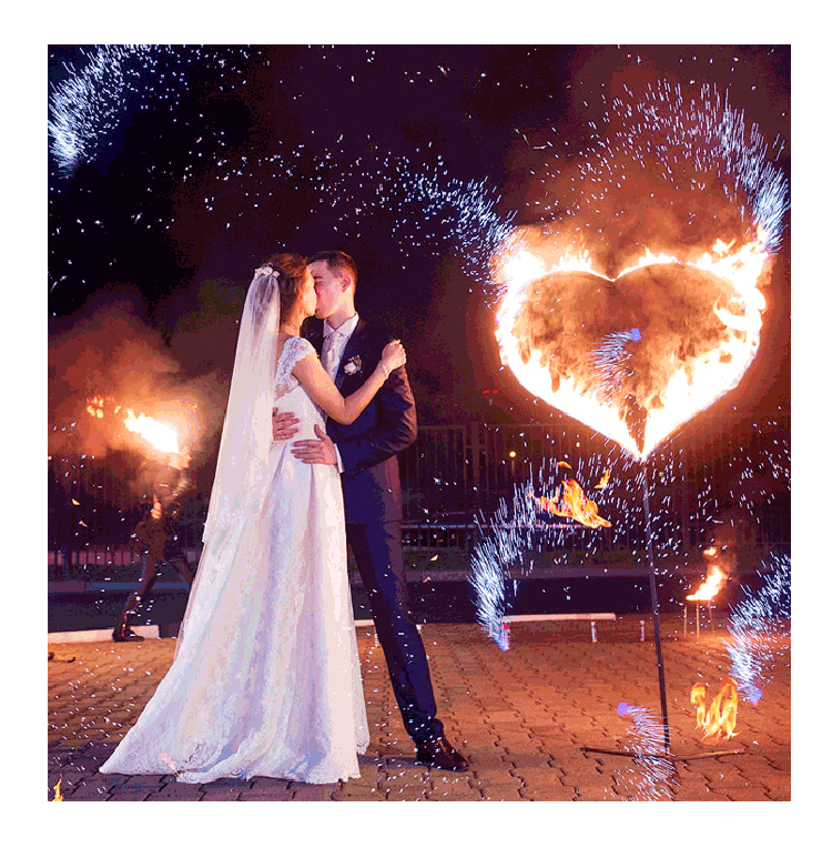 Организация пиротехнического шоу на свадьбу  Вяземский | vyazemskij.salutsklad.ru
