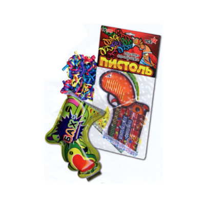 Пистоль Надувная хлопушка купить в Вяземском | vyazemskij.salutsklad.ru
