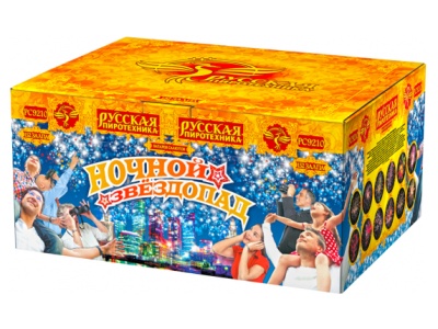 Ночной звездопад Комбинированный Фейерверк купить в Вяземском | vyazemskij.salutsklad.ru