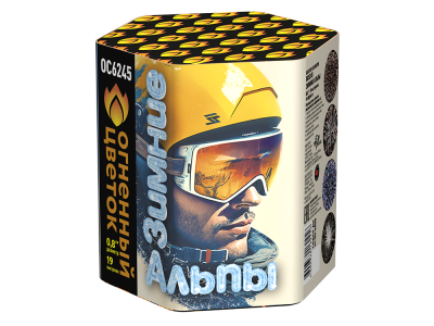 Зимние Альпы Батарея салютов купить в Вяземском | vyazemskij.salutsklad.ru