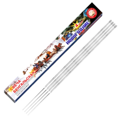 Новогодние 400-4 мм. Бенгальские огни купить в Вяземском | vyazemskij.salutsklad.ru