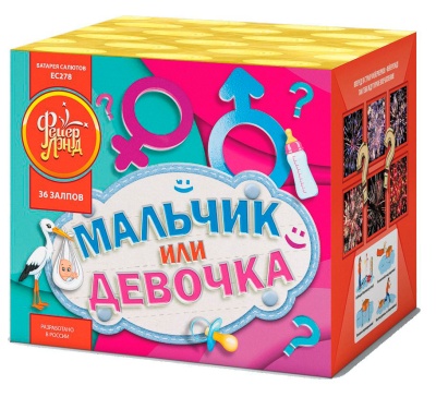 Мальчик или девочка М Фейерверк купить в Вяземском | vyazemskij.salutsklad.ru